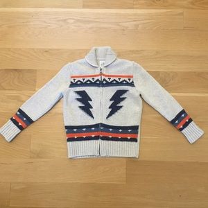 Boys Gap S 6/7 zipper sweater cardigan